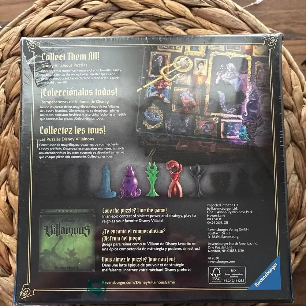 Ravensburger Disney Villainous Evil Queen Jigsaw 1000pc Sealed collectors piece